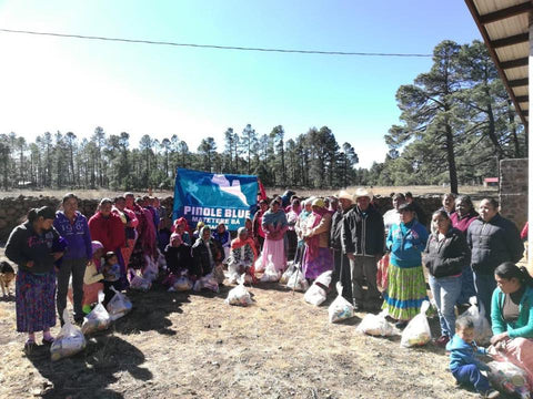 Food Drive at at the Guachochi community center