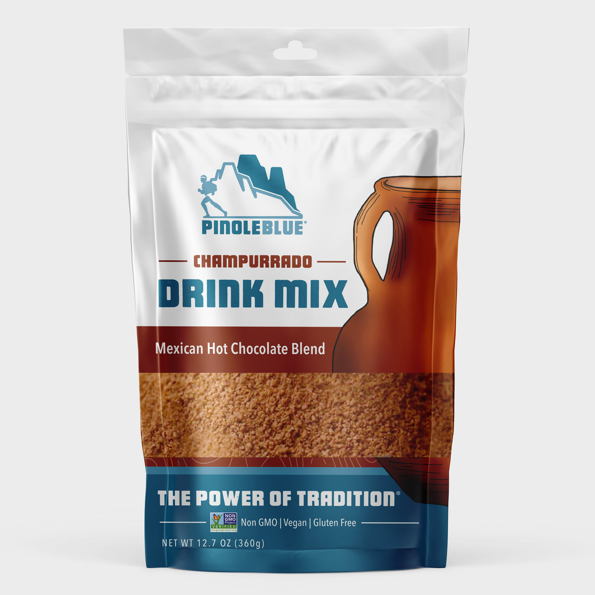 Champurrado Instant Mix (10 oz) - Pinole Blue