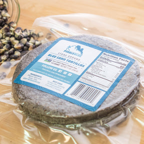 Blue Corn Stone Ground Tortillas 12 Counts - Pinole Blue